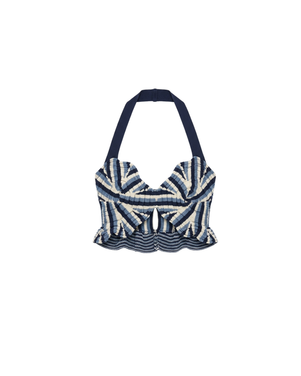 ASTRID TOP BLUE STRIPES