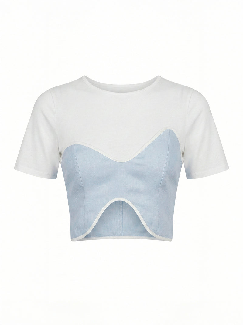 CECI TOP BABY BLUE