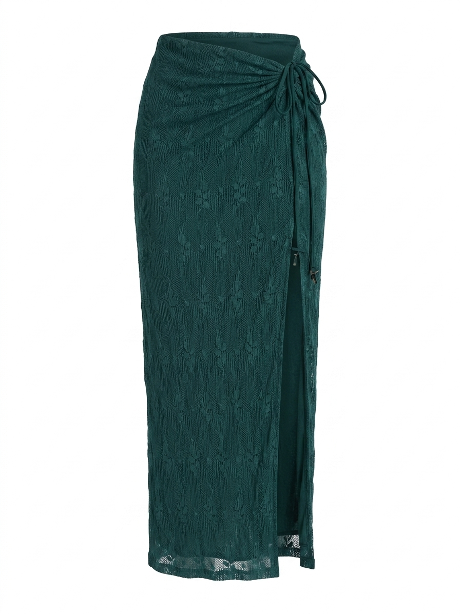 FRANKIE SKIRT TEAL/PETROLEO