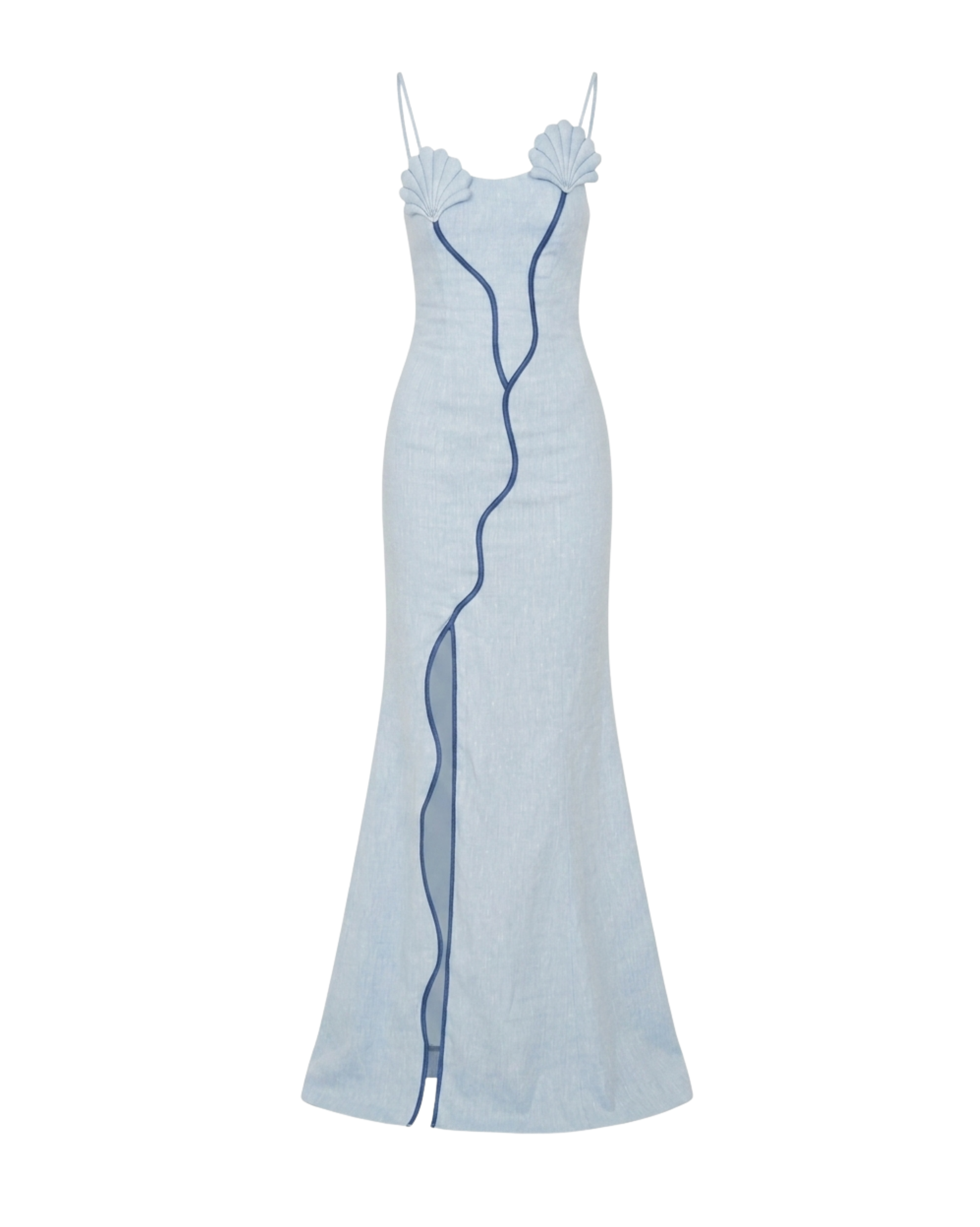 ANTONIA DRESS WAVE BLUE