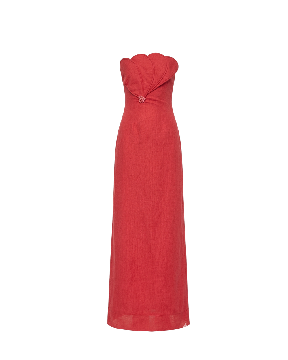 BIANCA DRESS CHERRY RED