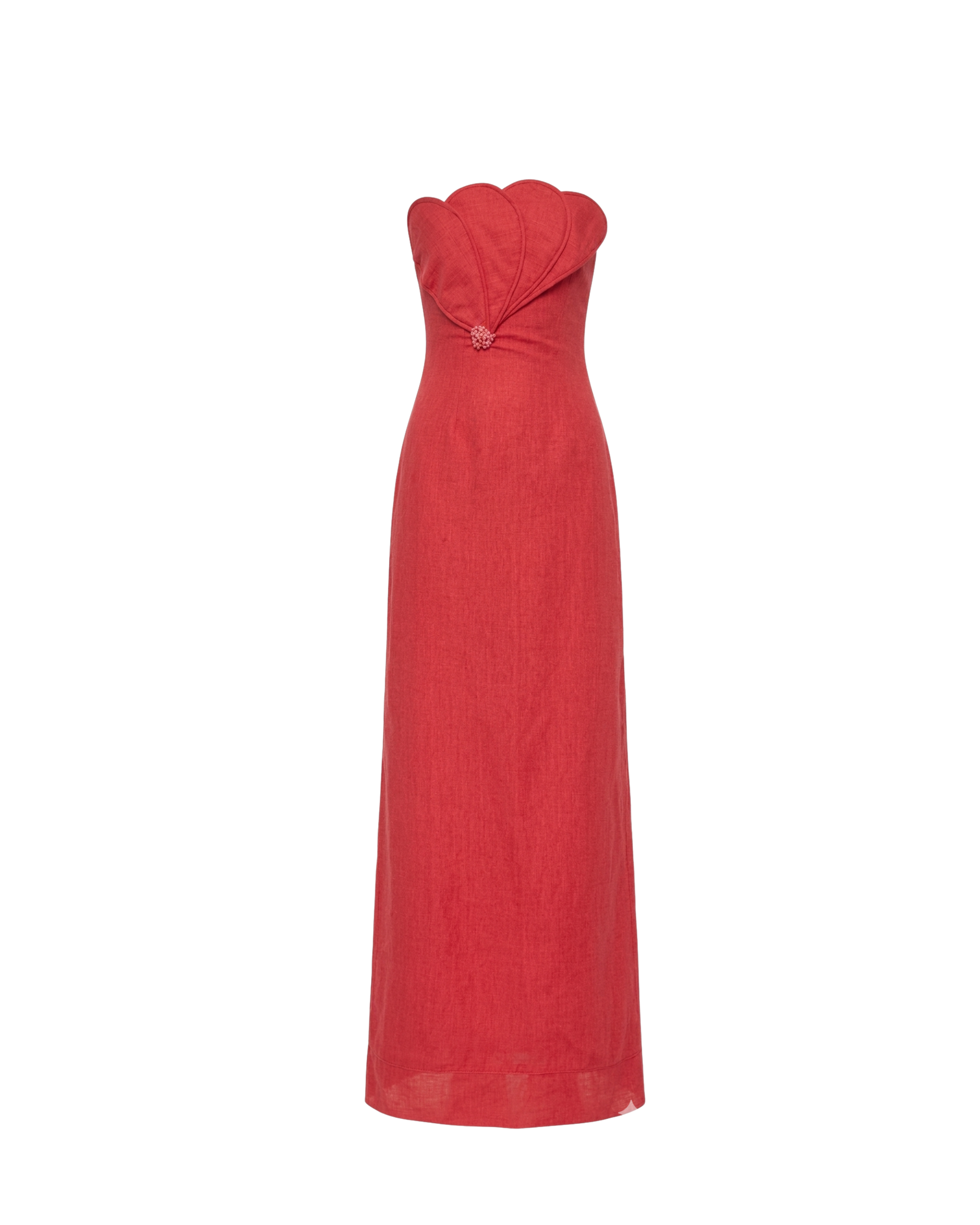 BIANCA DRESS CHERRY RED