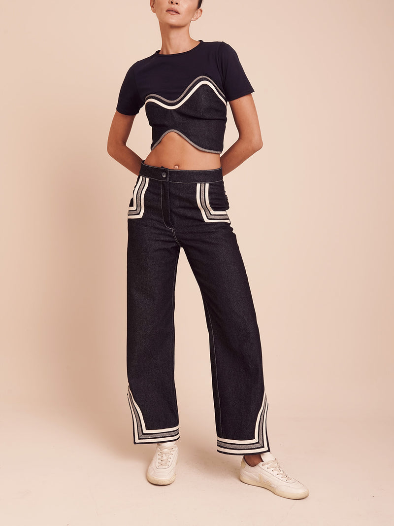 VESPA JEAN NAVY