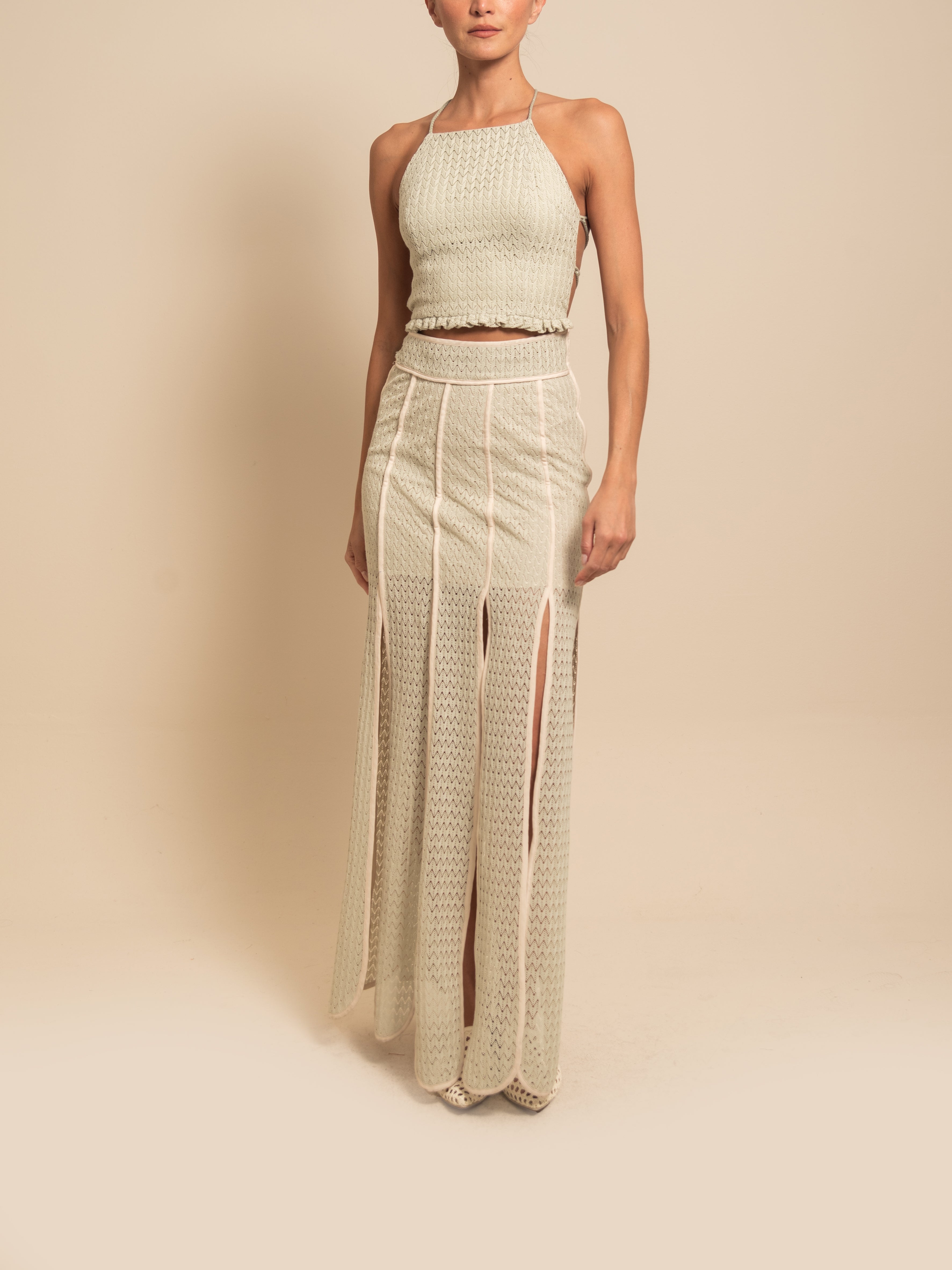 CETINA SKIRT SAGE GREEN