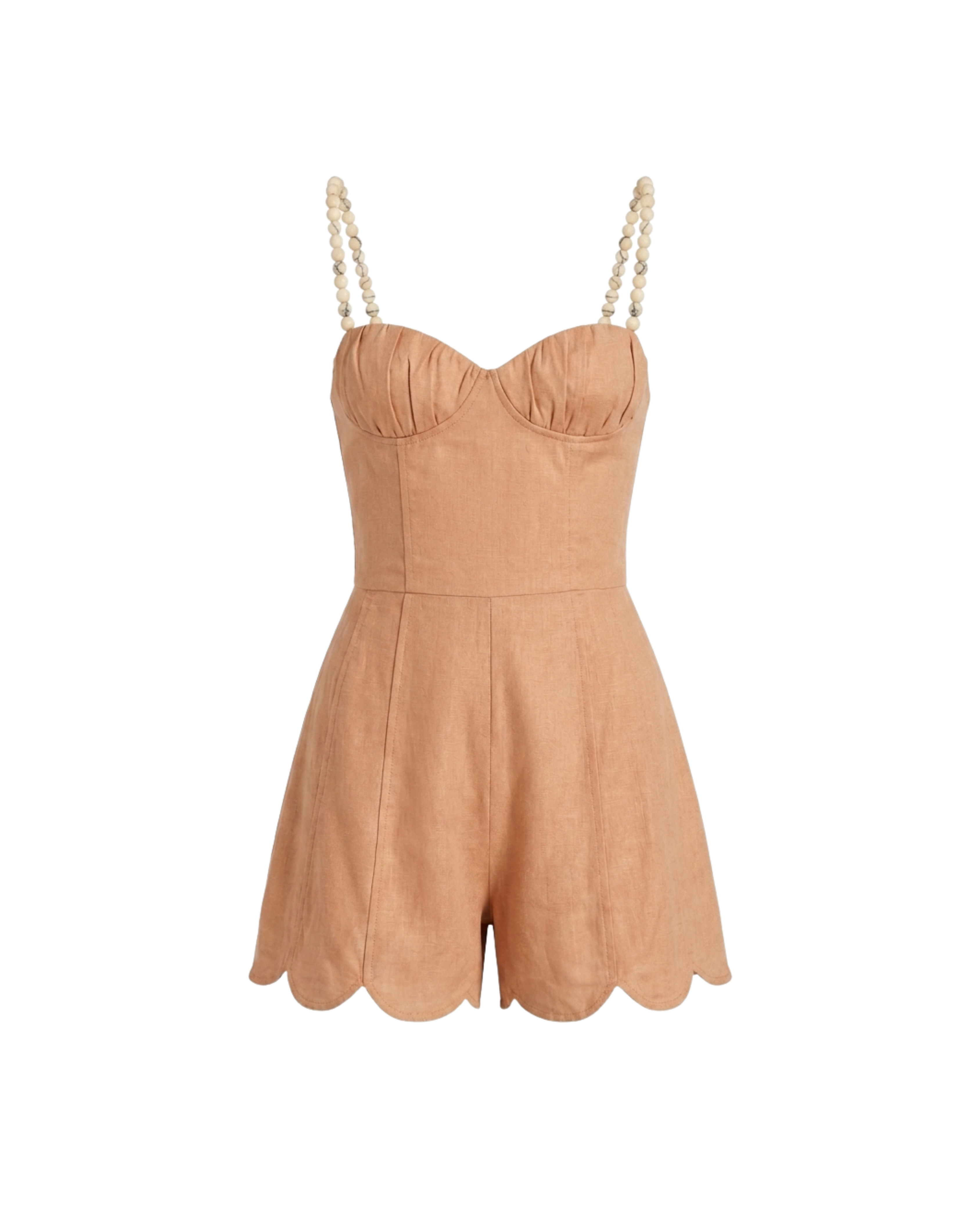 CORAL ROMPER ALMOND
