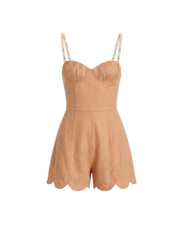 CORAL ROMPER ALMOND