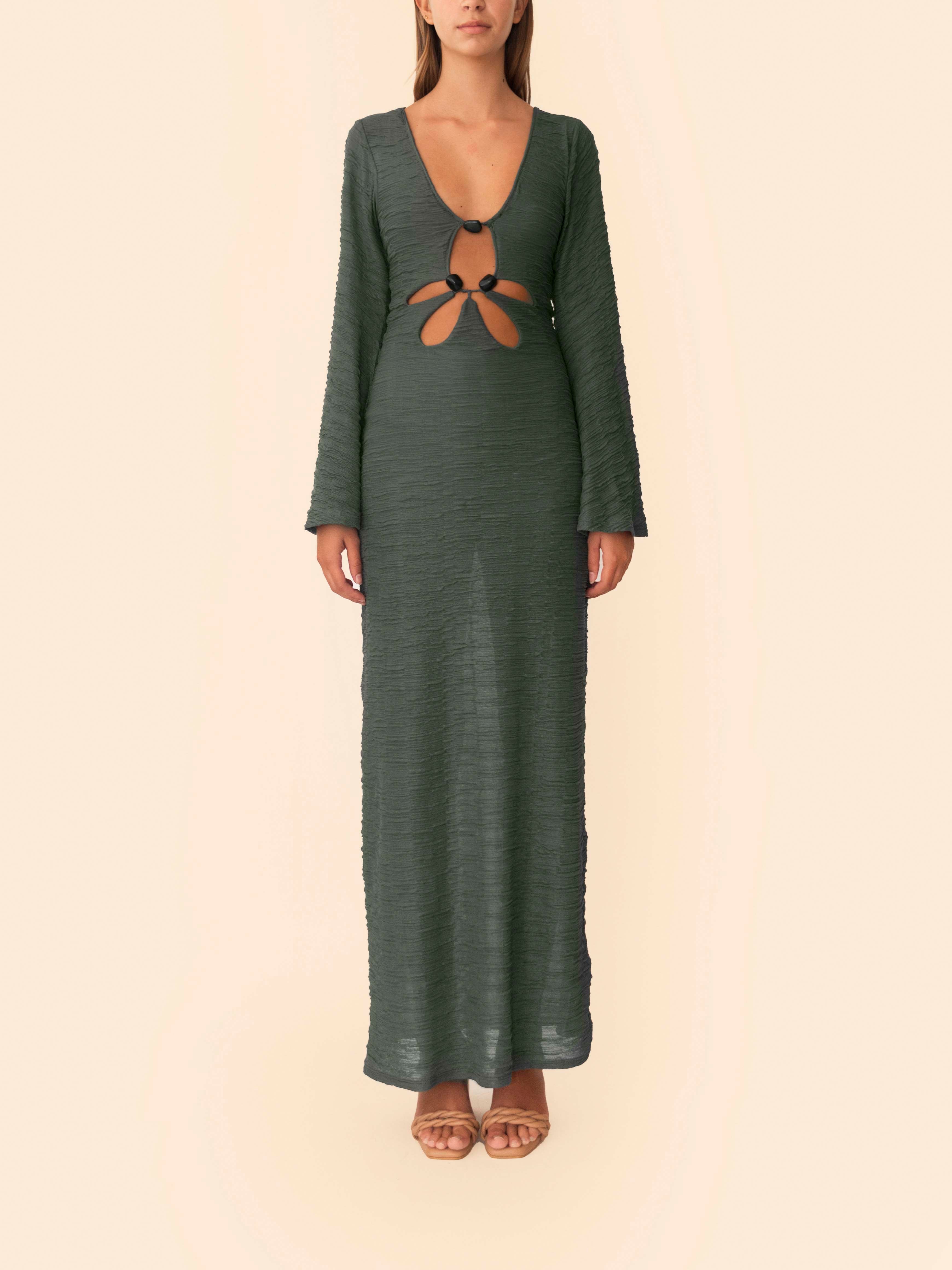 DALI DRESS SACRAMENTO GREEN