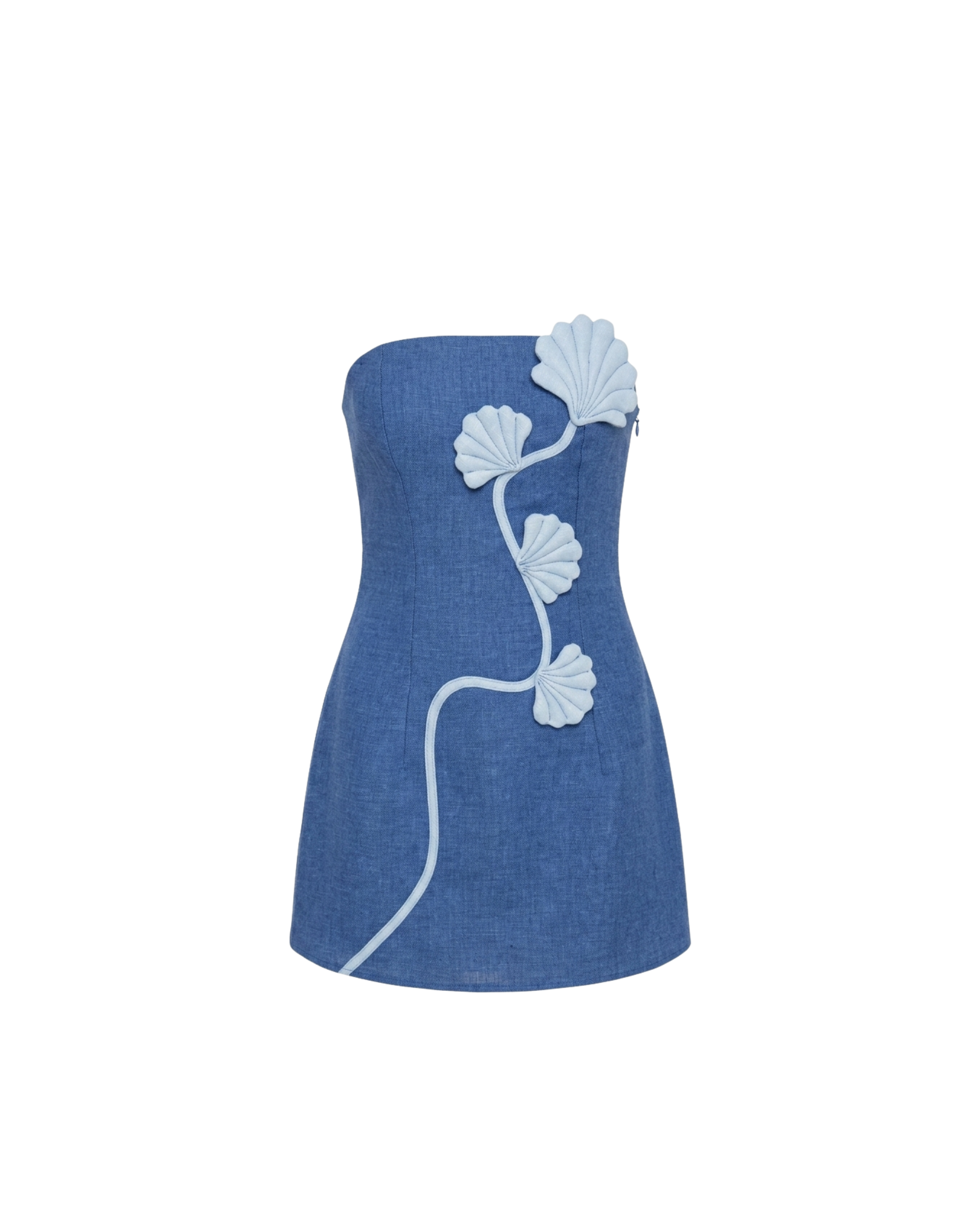DANTE DRESS WAVE BLUE