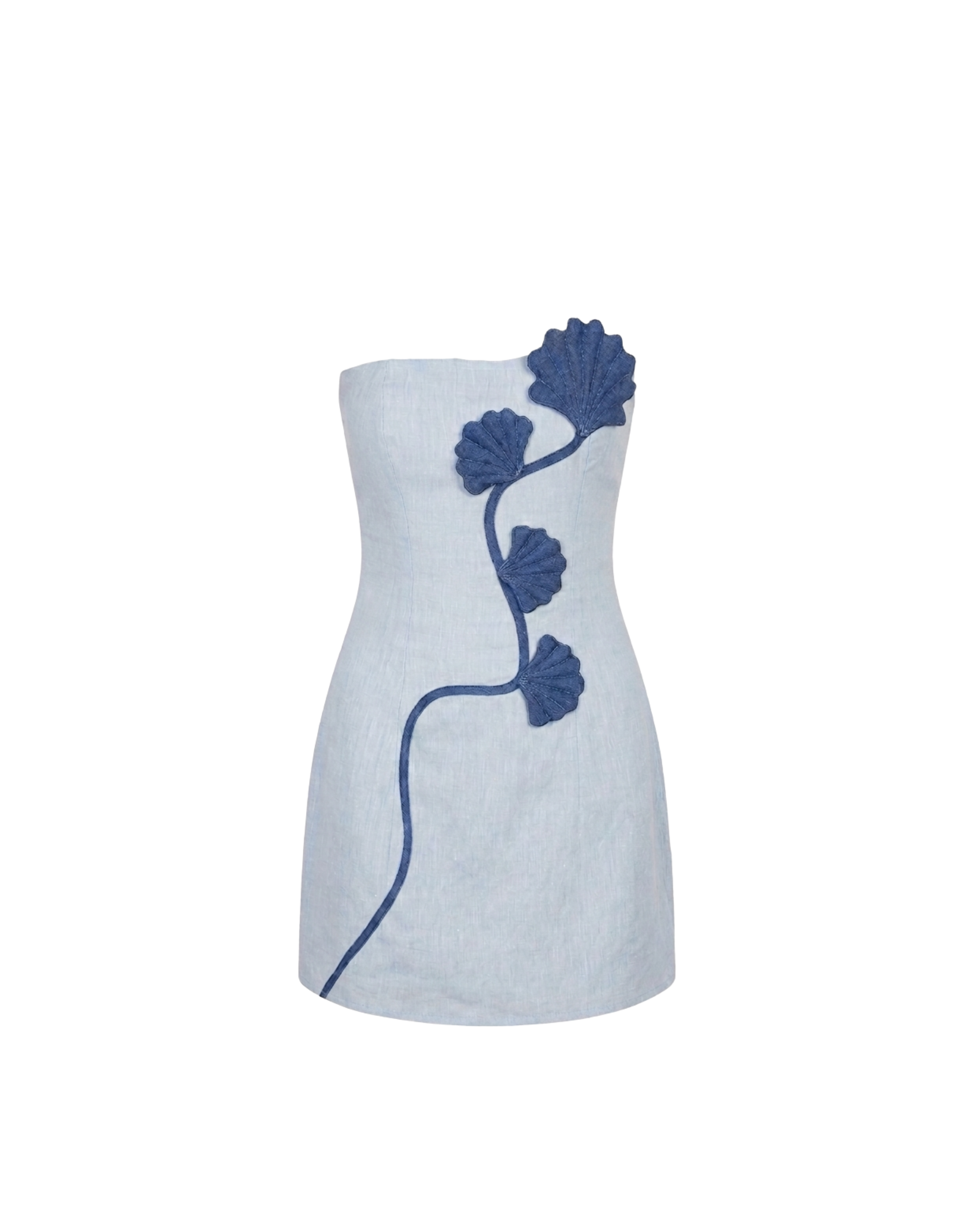 DANTE DRESS WAVE BLUE