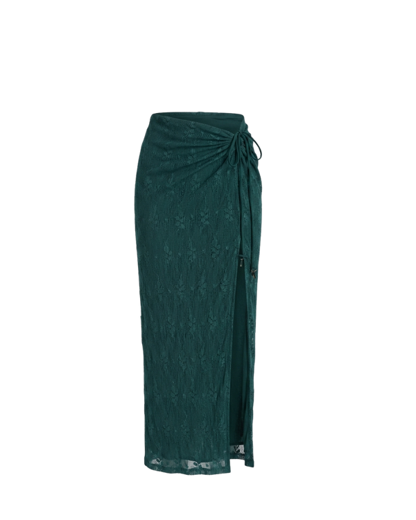 FRANKIE SKIRT TEAL/PETROLEO