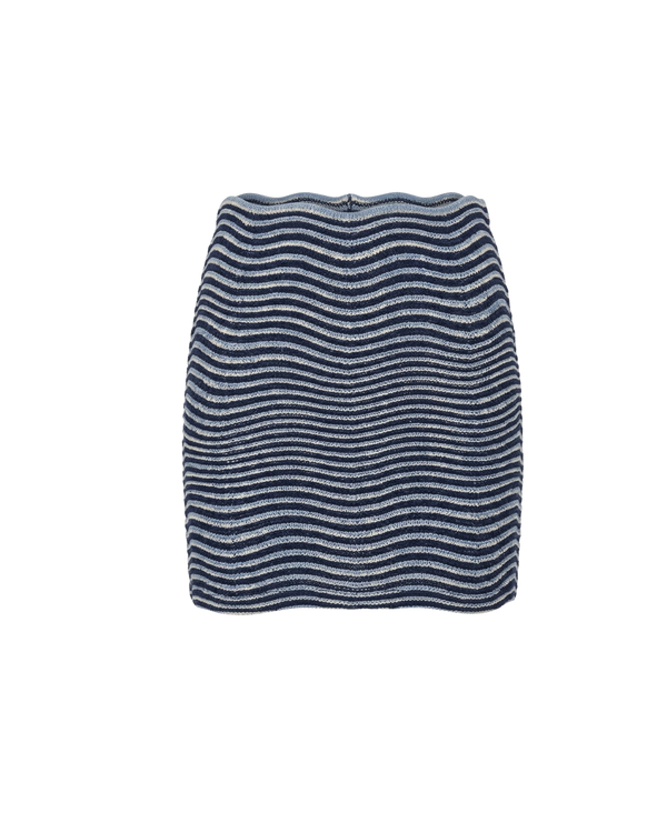 GIA SKIRT/DRESS BLUE STRIPES