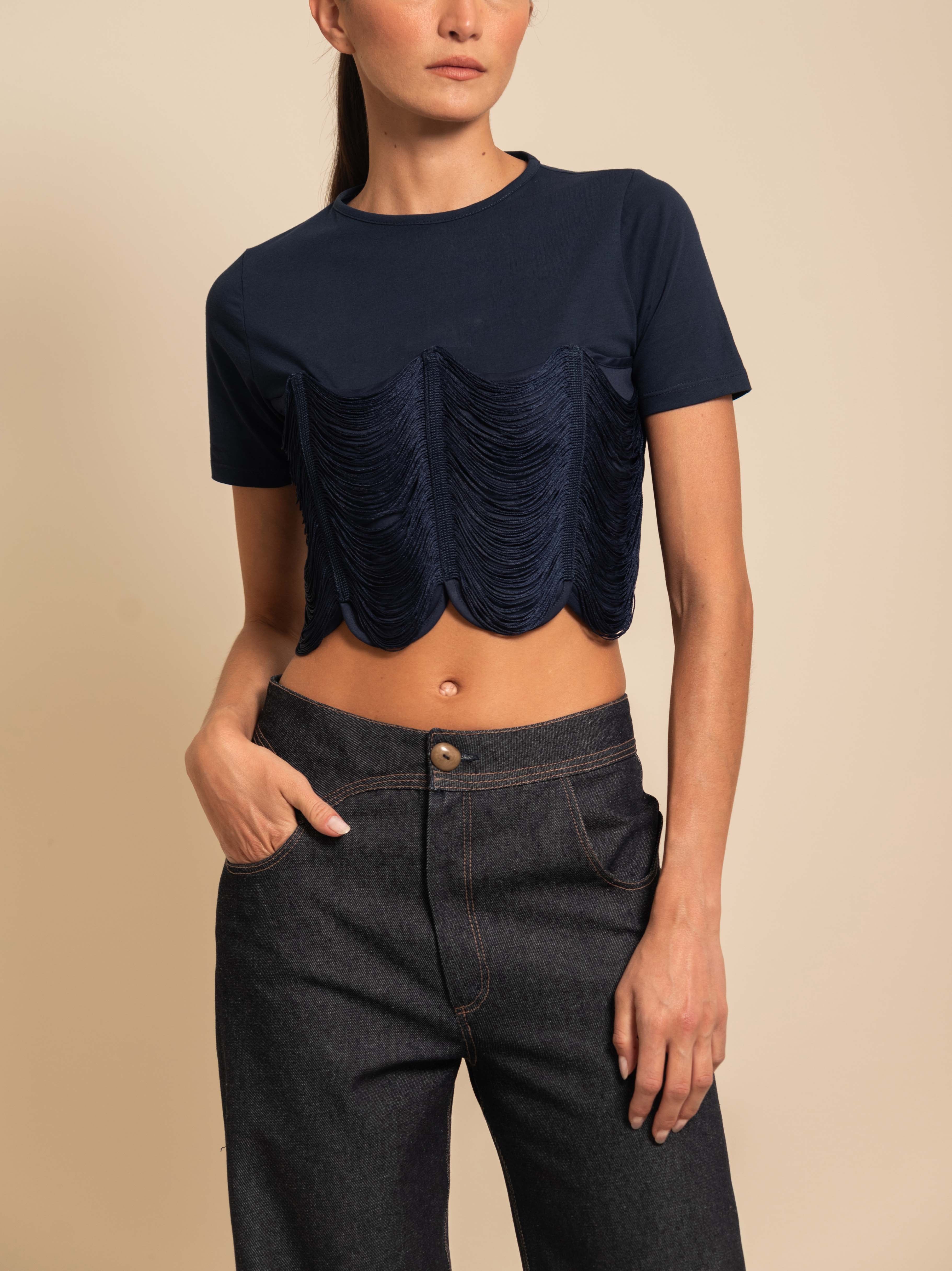 IRIS TOP NAVY