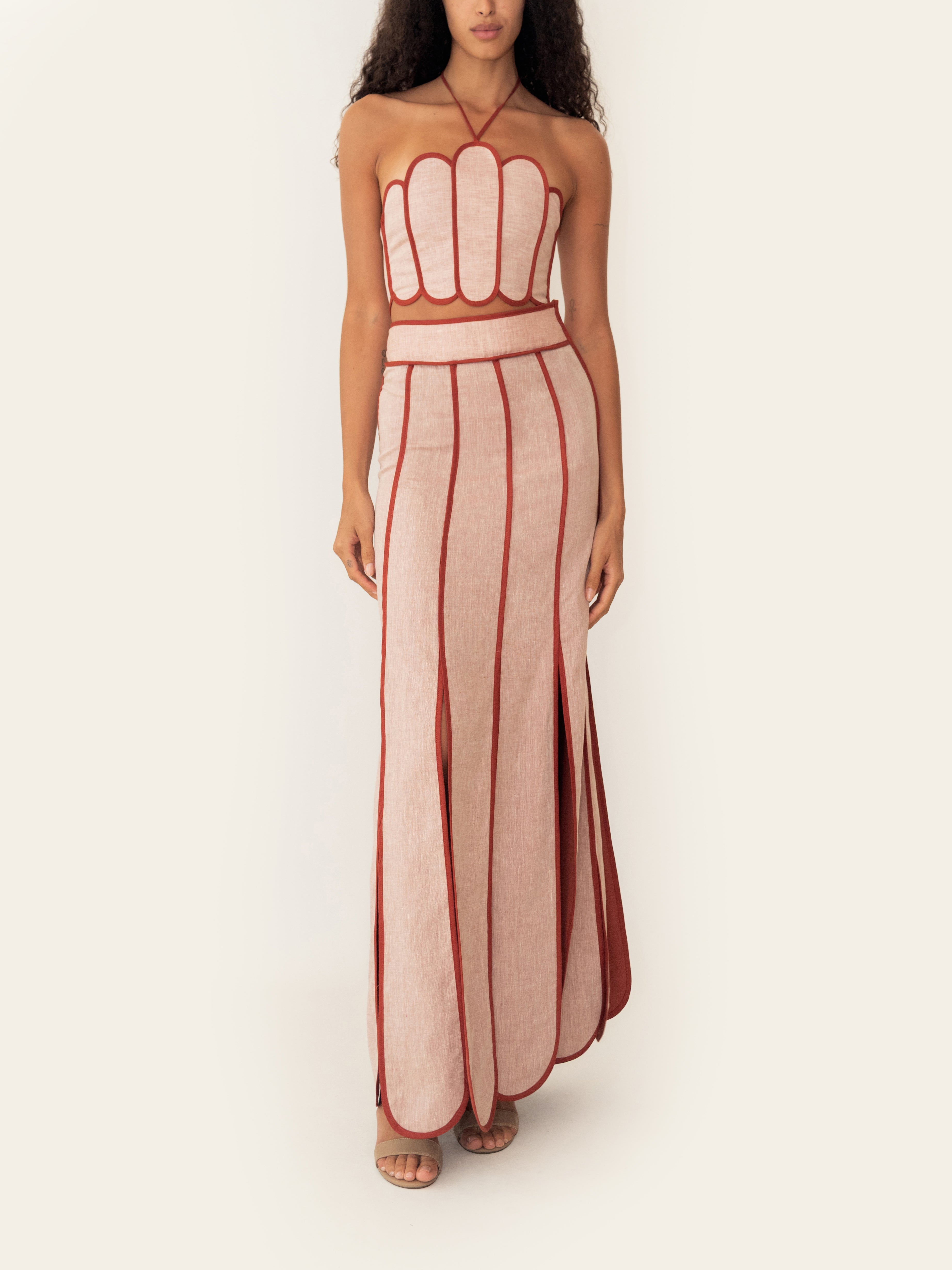 ANTONIA DRESS SUNSET ORANGE