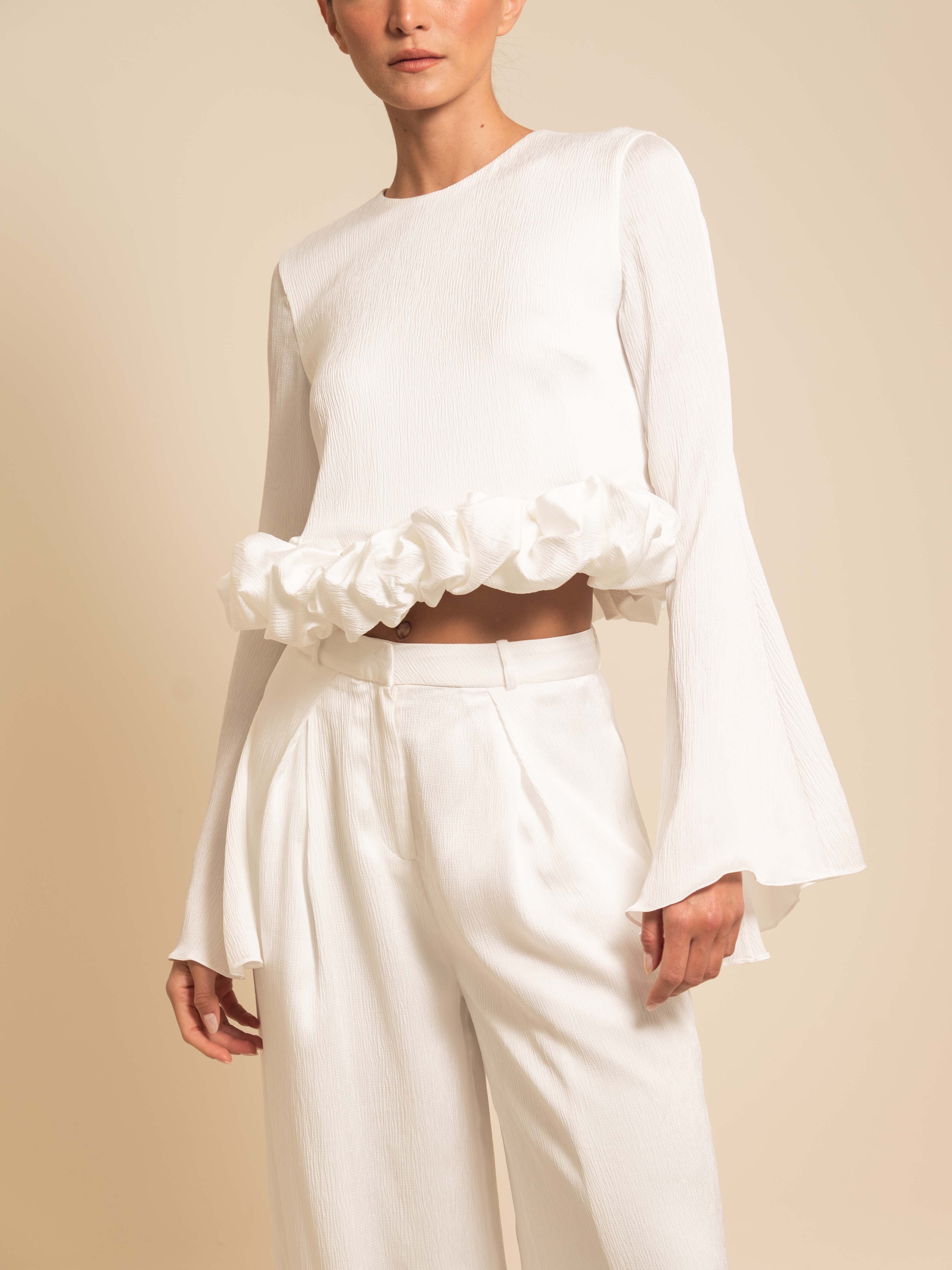 MAGGIE BLOUSE IVORY