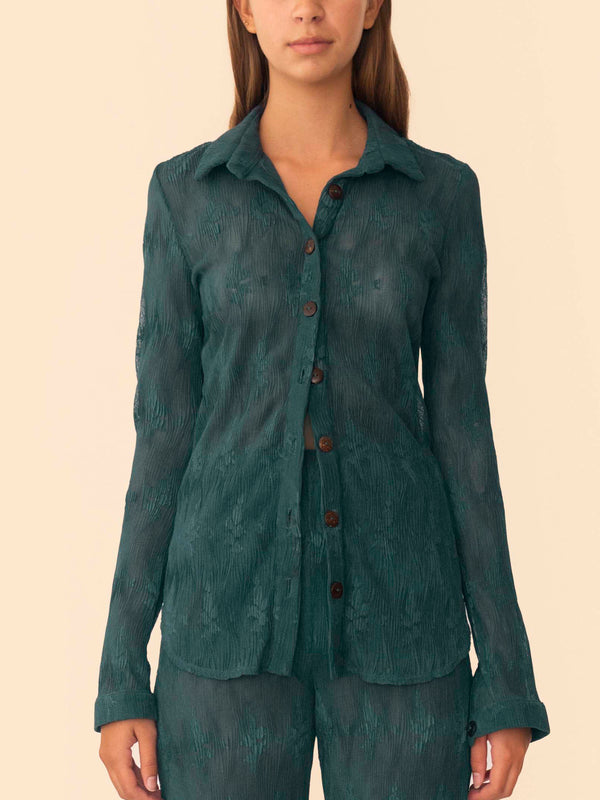 MALLIK SHIRT TEAL