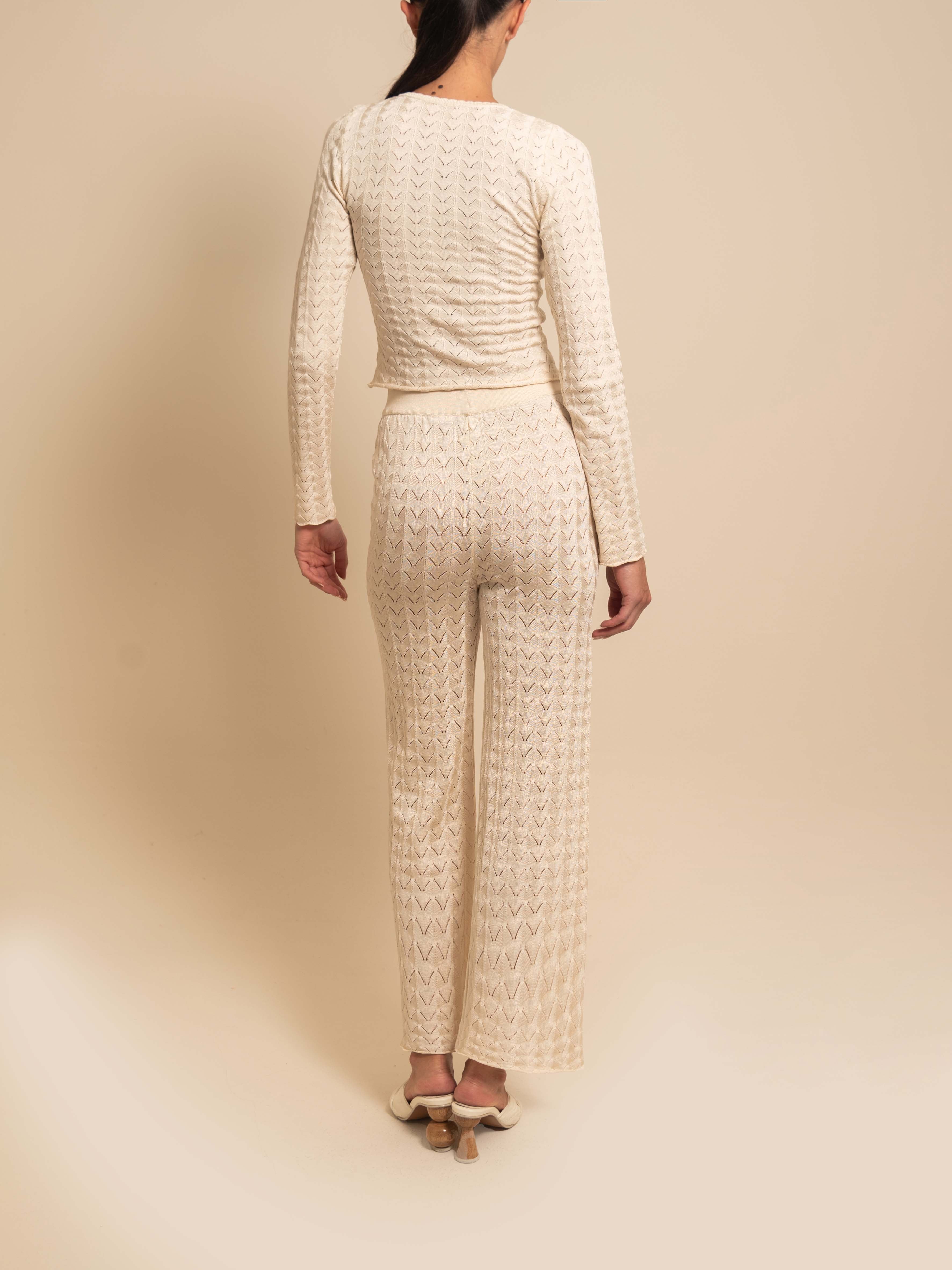 MARLOWE PANT ECRU