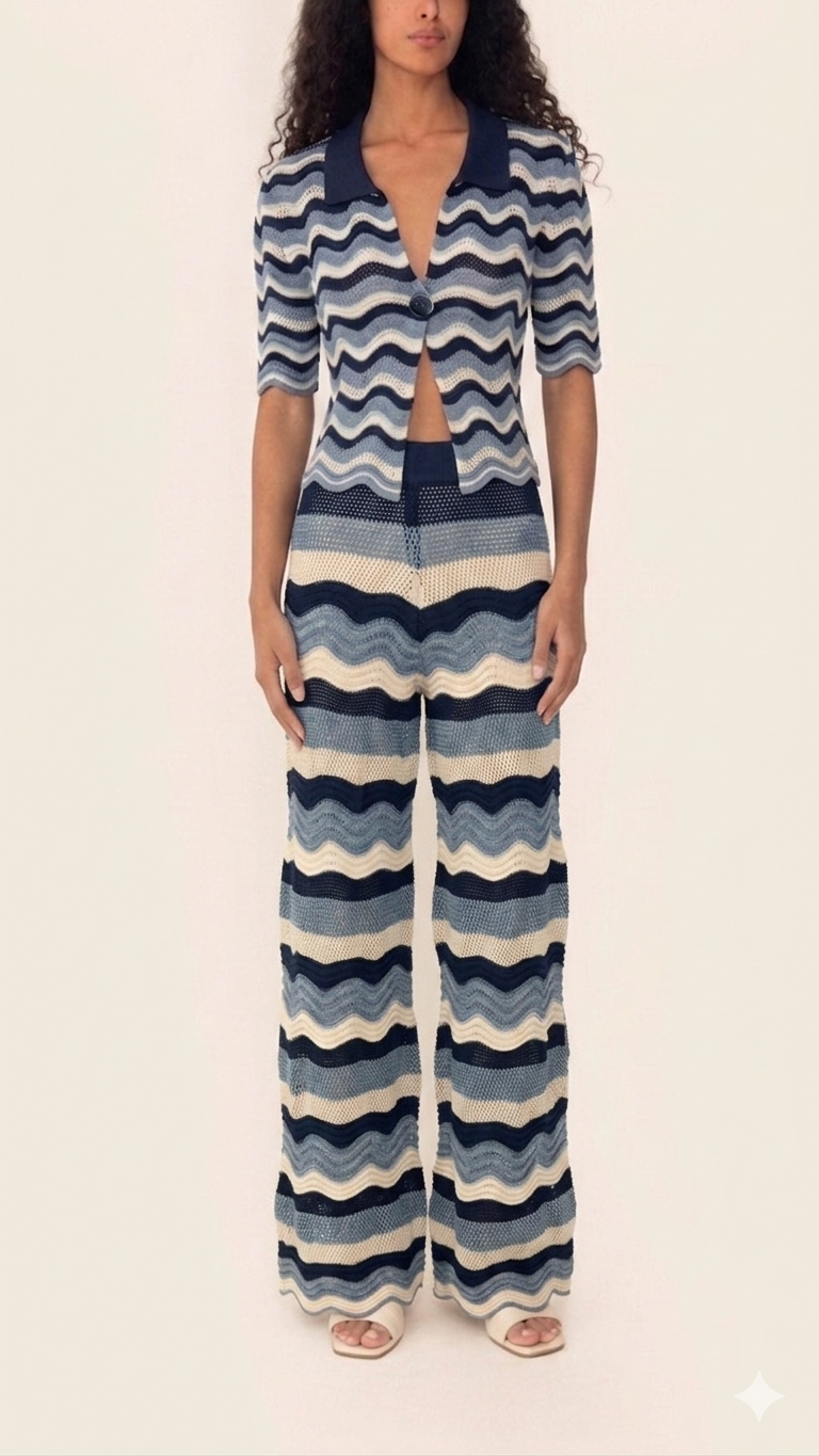 MARTINA PANT BLUE STRIPES