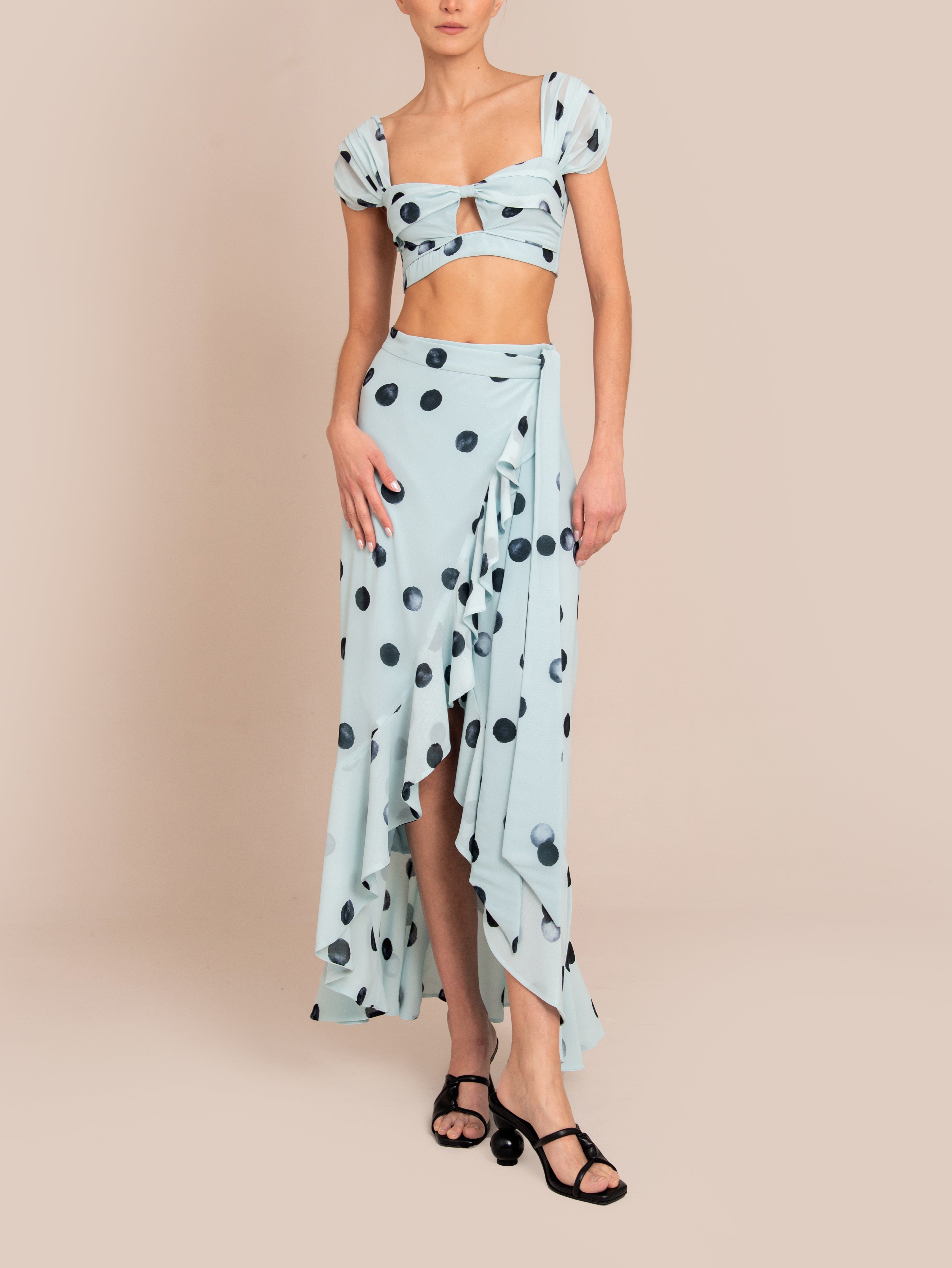MASAI SKIRT BLUE DOTS
