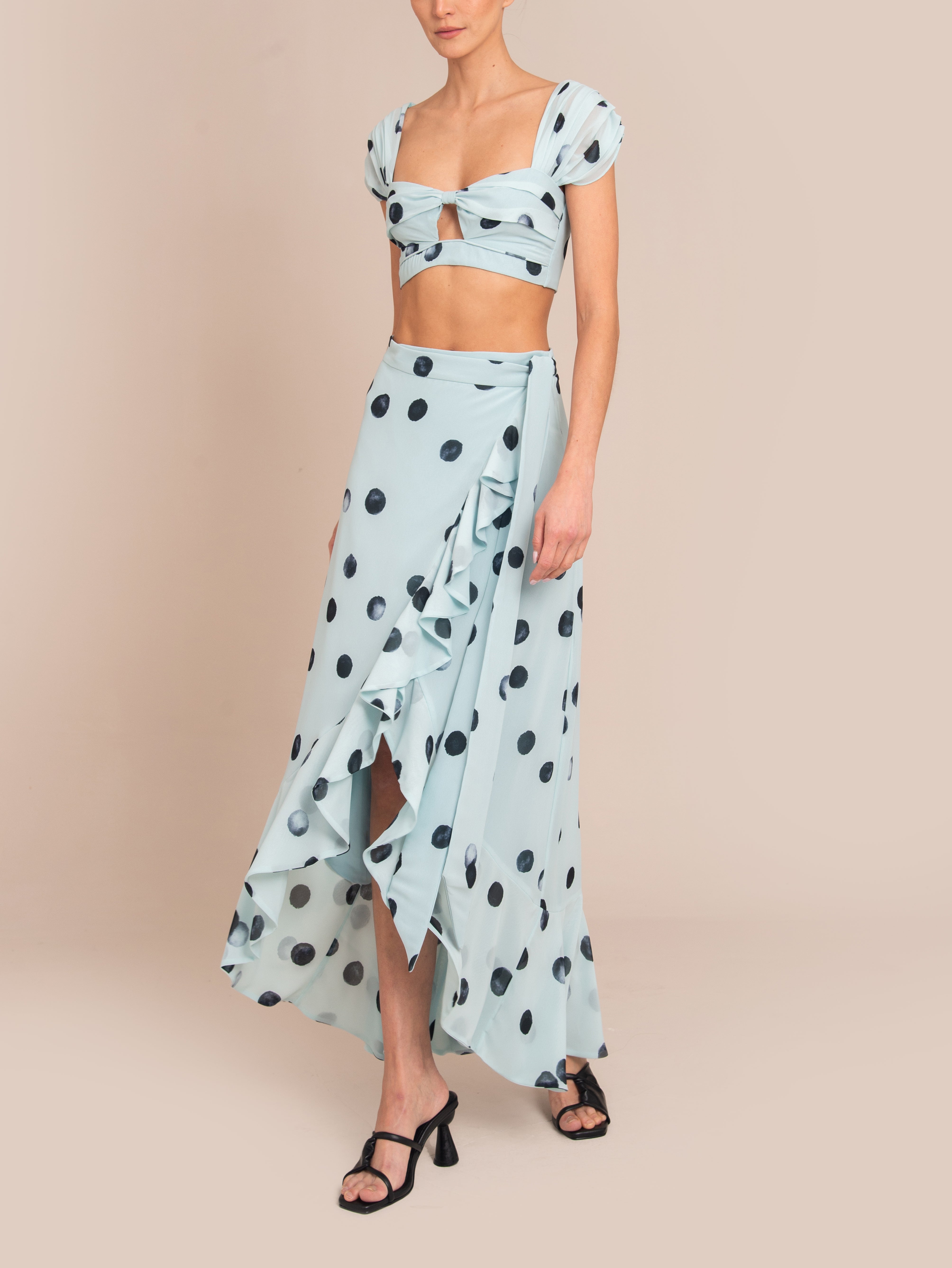 MASAI SKIRT BLUE DOTS