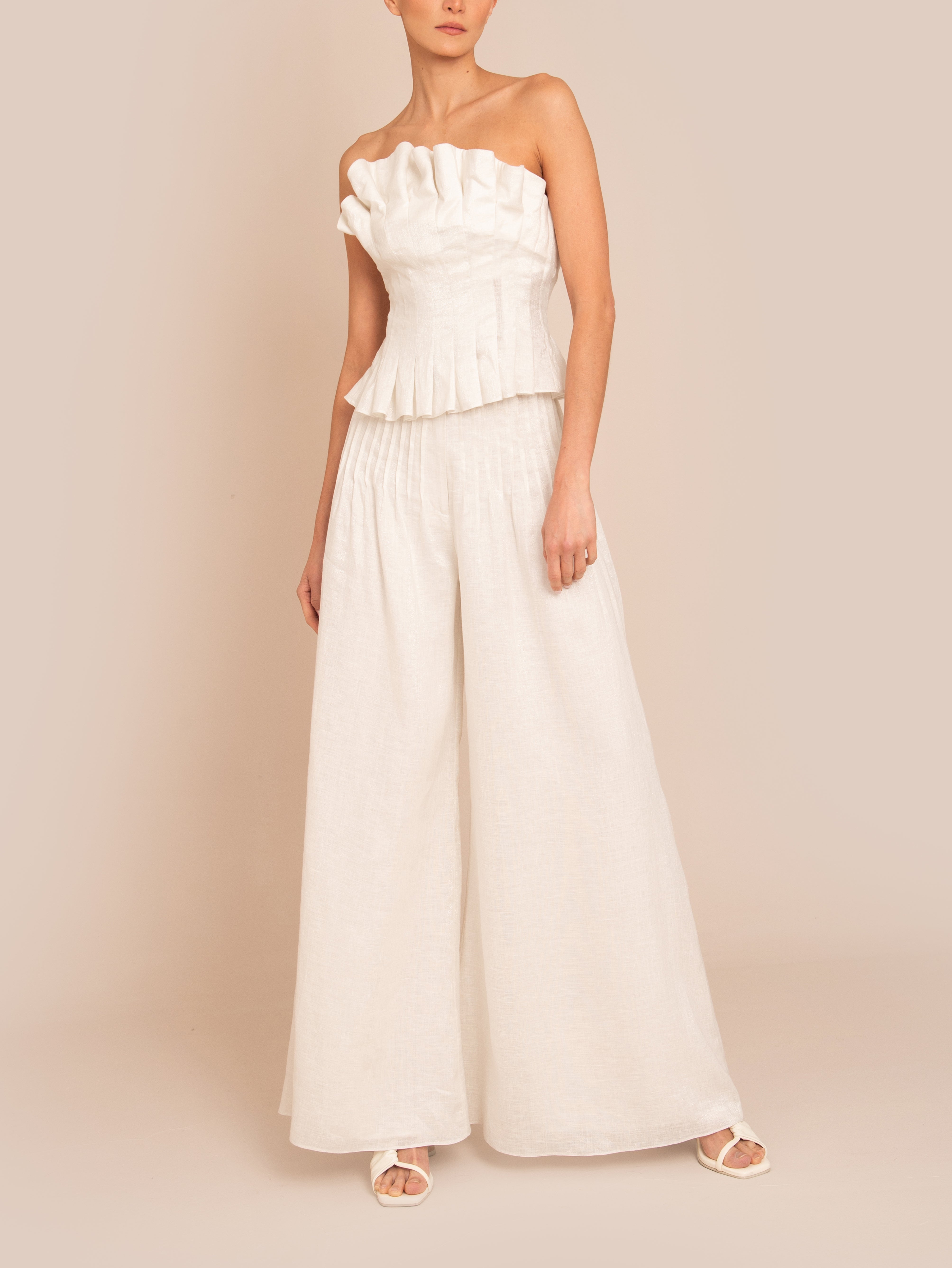 NOLA TOP IVORY/ SILVER