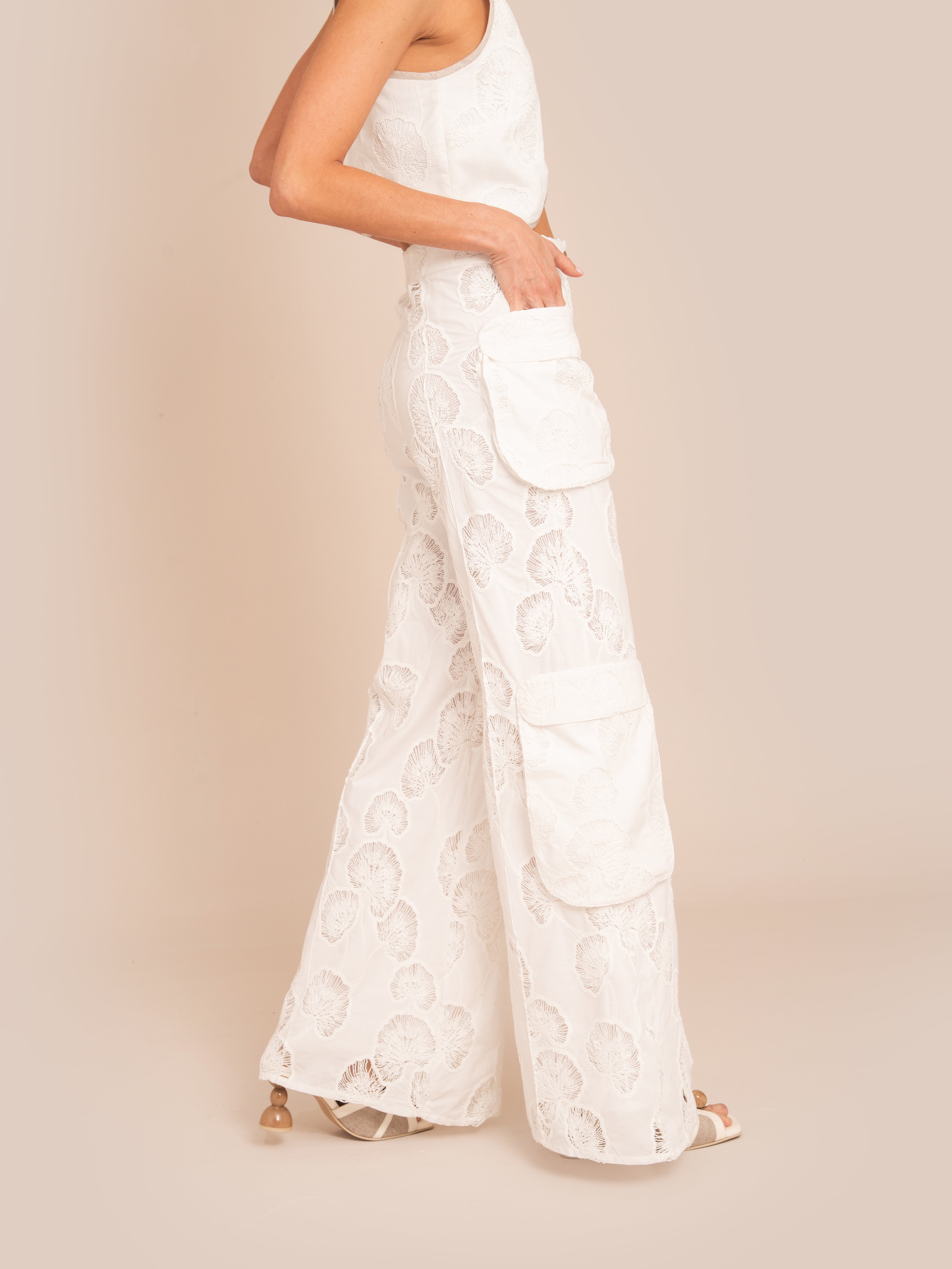 ROCHA PANT IVORY