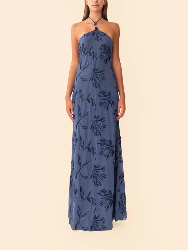 SARANIA DRESS NAVY BLUE