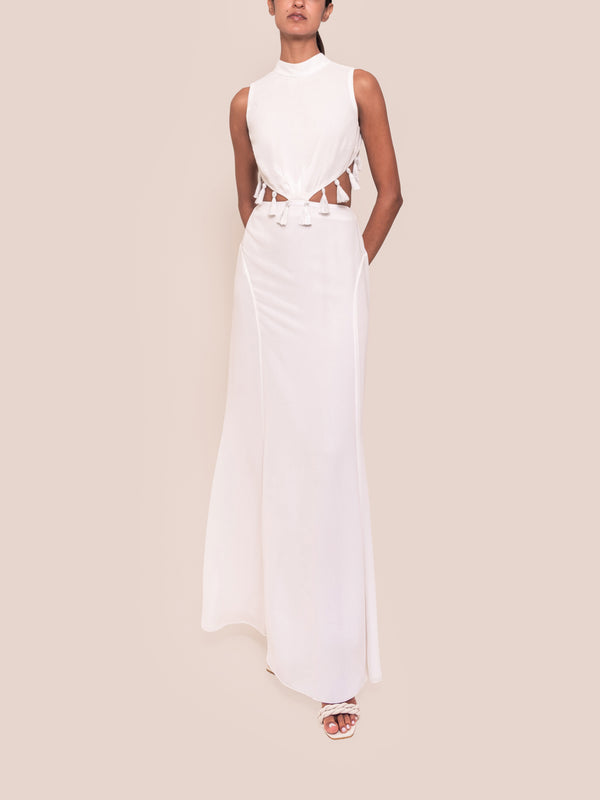 SOLIN DRESS IVORY