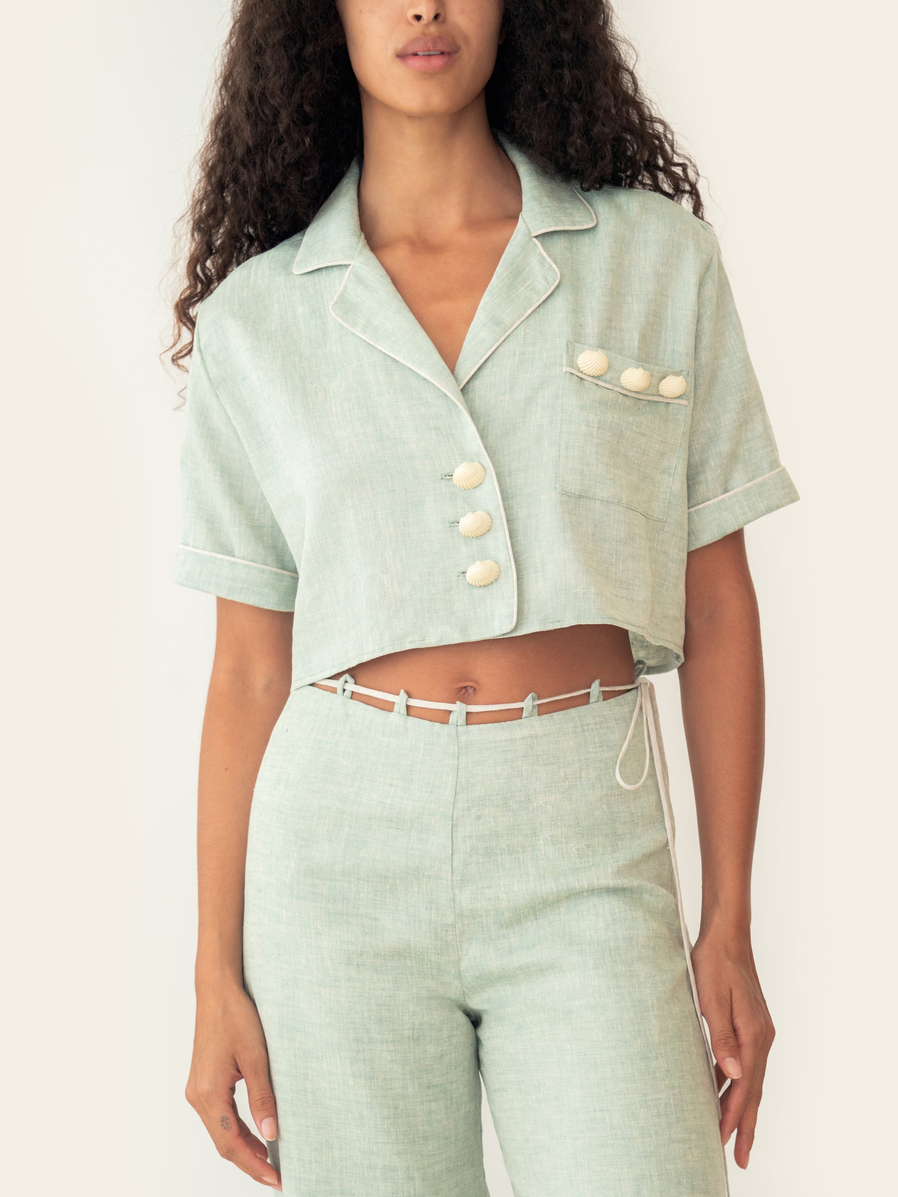 SONDA SHIRT SEAFOAM GREEN