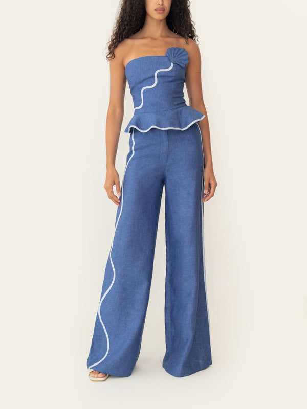 VAIANA PANT DEEP SEA BLUE