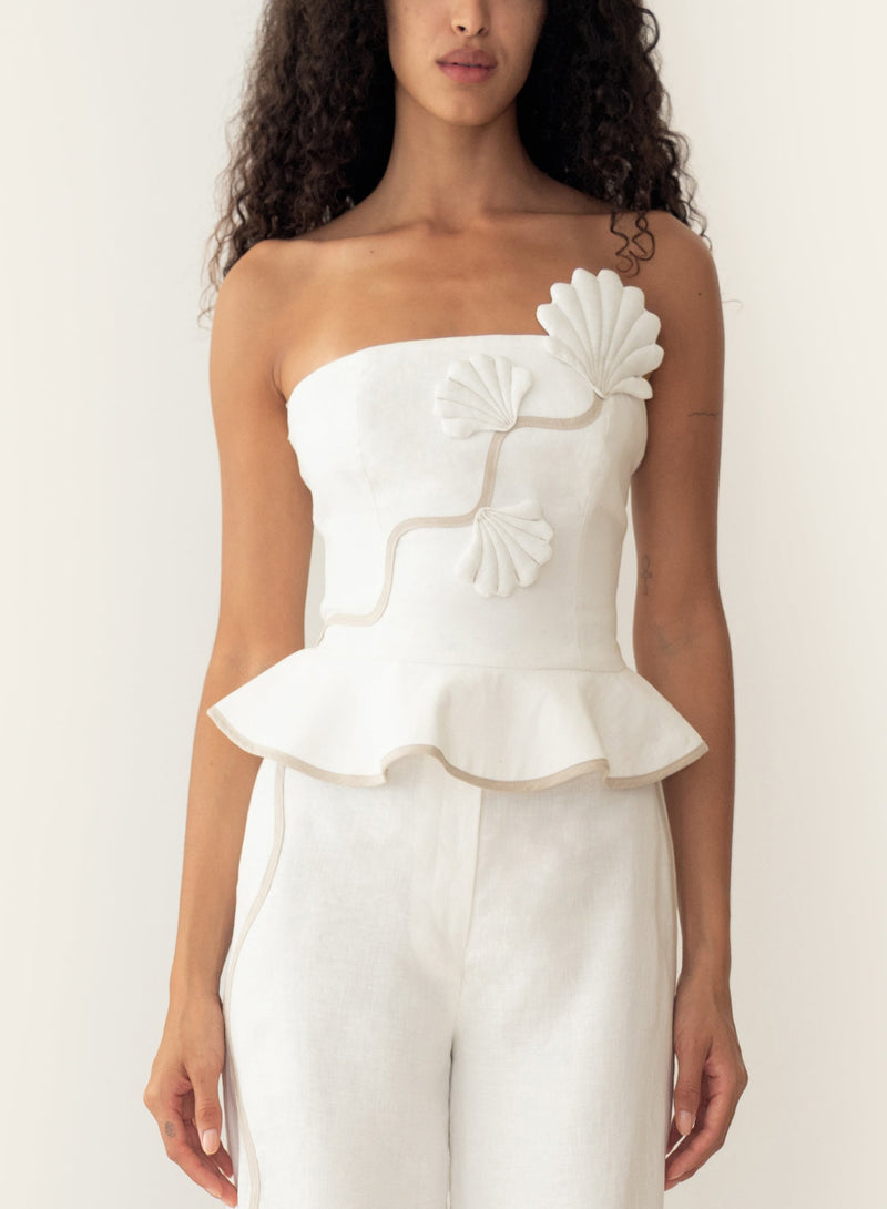 VAIANA TOP IVORY