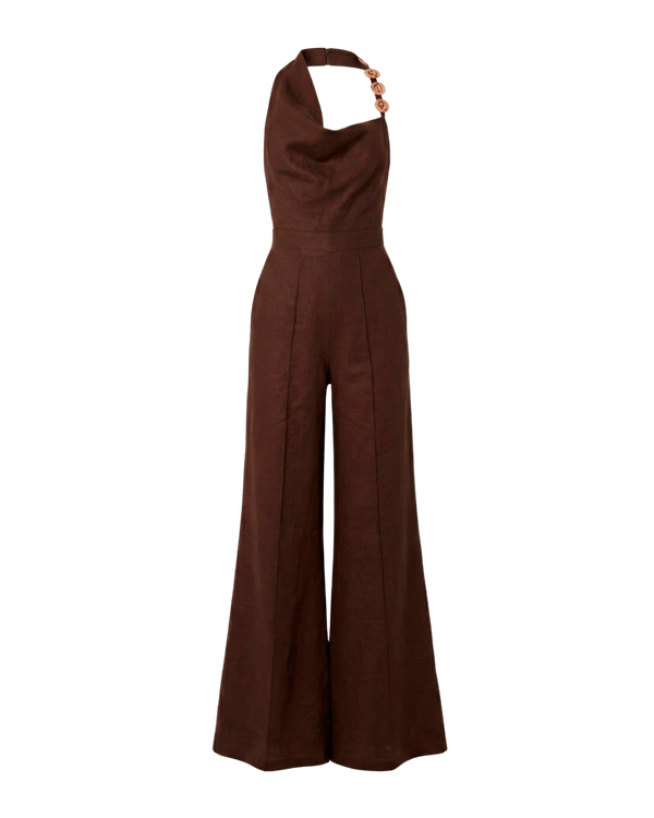 ZANE JUMPSUIT UMBER BROWN
