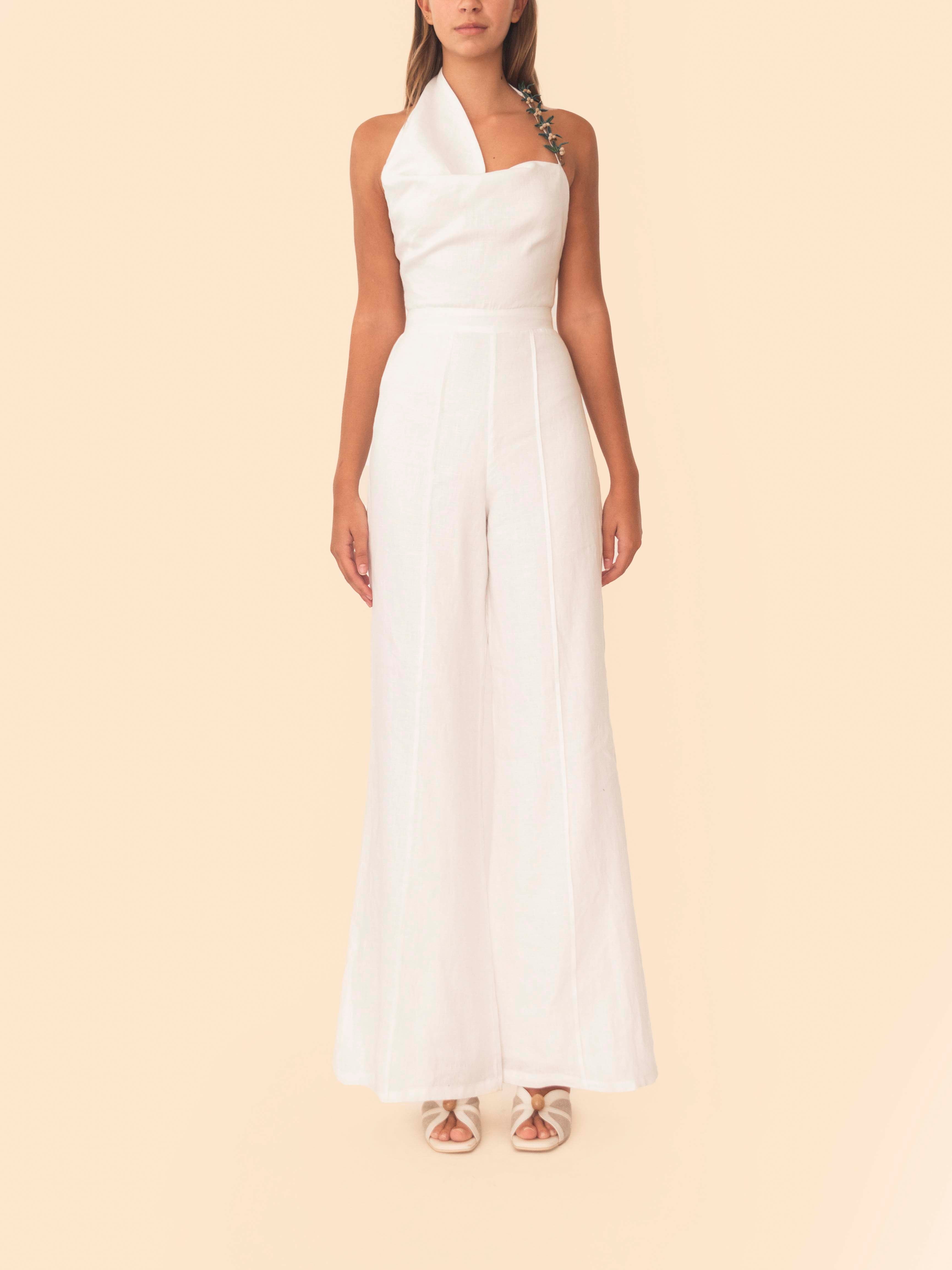 ZANE JUMPSUIT IVORY