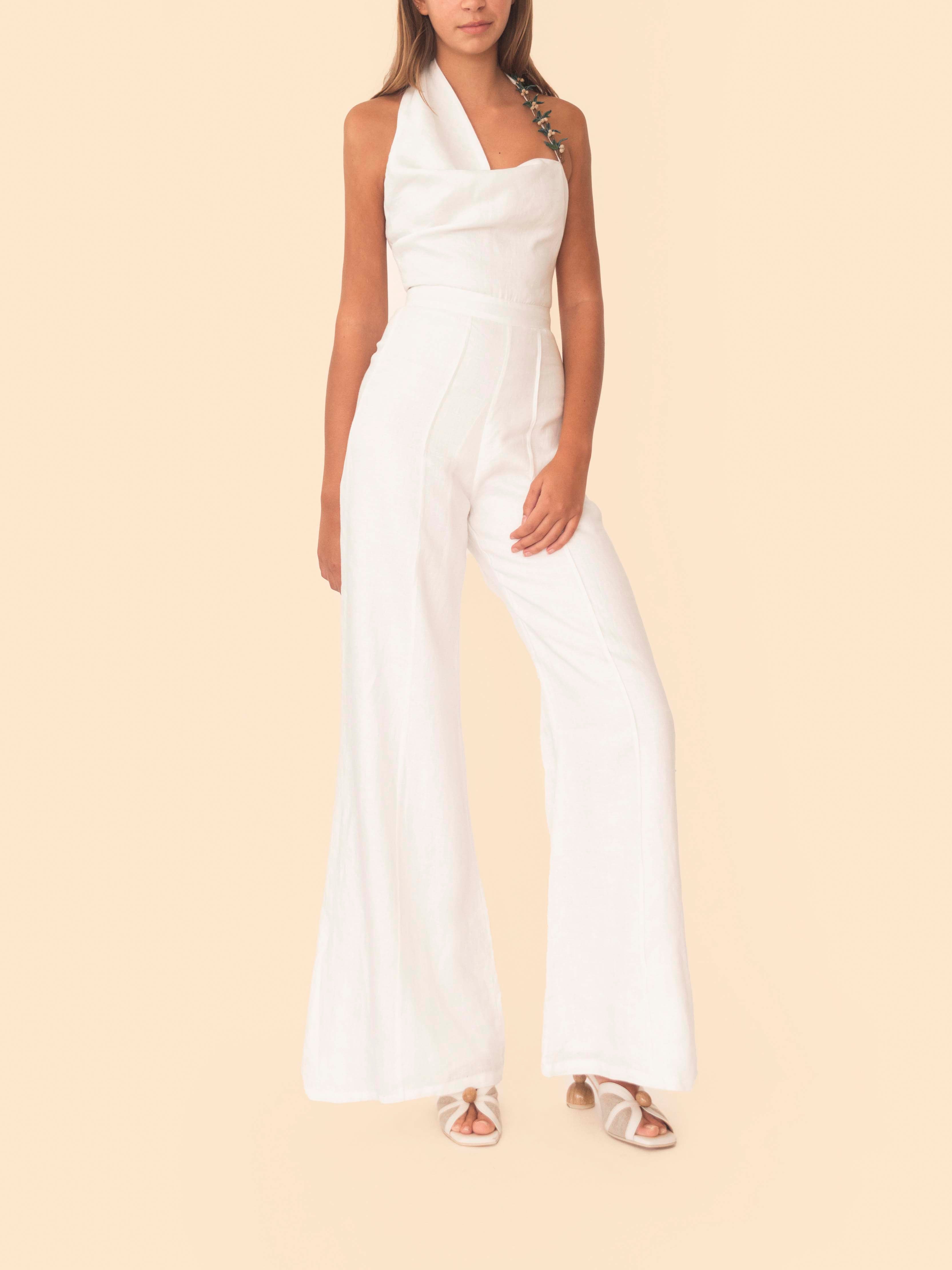 ZANE JUMPSUIT IVORY