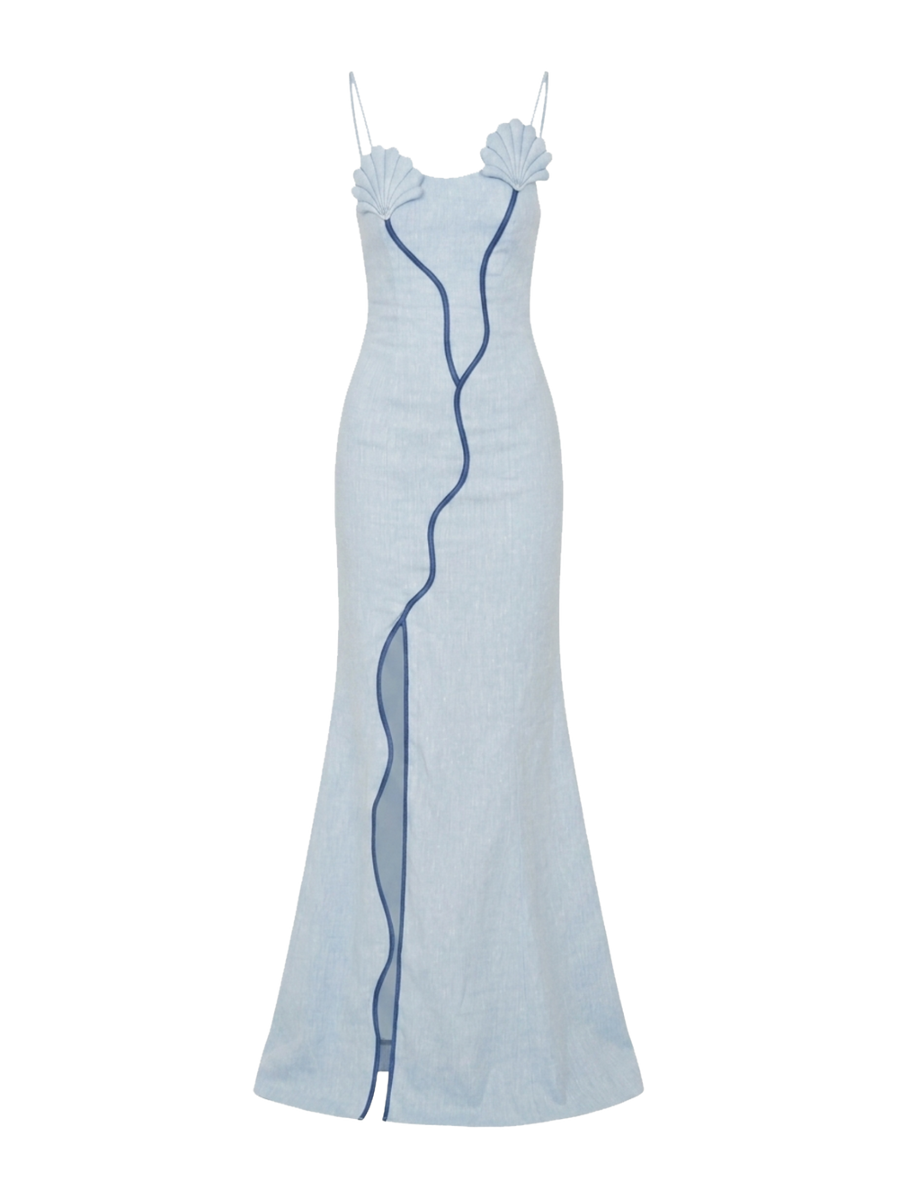 ANTONIA DRESS WAVE BLUE