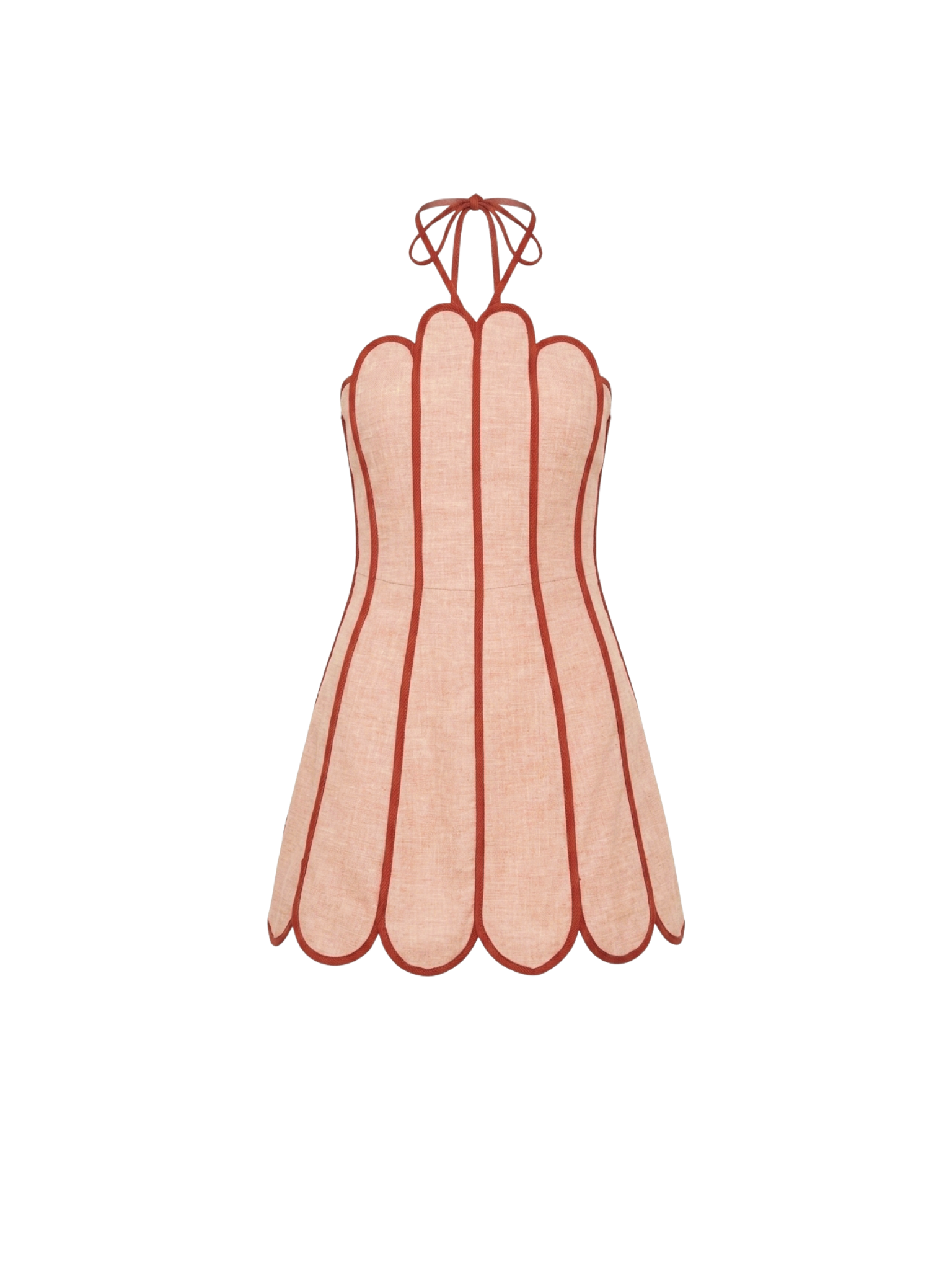 LENNY DRESS APRICOT ORANGE