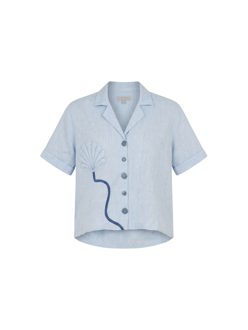 SACHA SHIRT WAVE BLUE